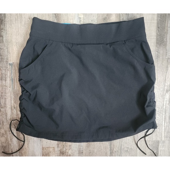 Columbia Pants - Columbia Anytime Casual Skort Womens Medium Black Active Cinch Sides XK3835 NEW